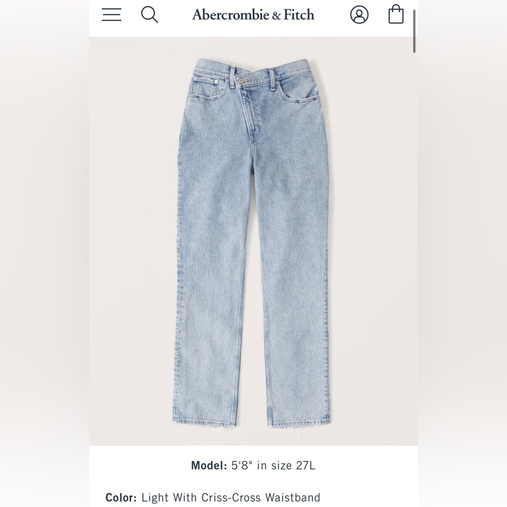 Light Blue Women's Jeans - Picture 6 of 6